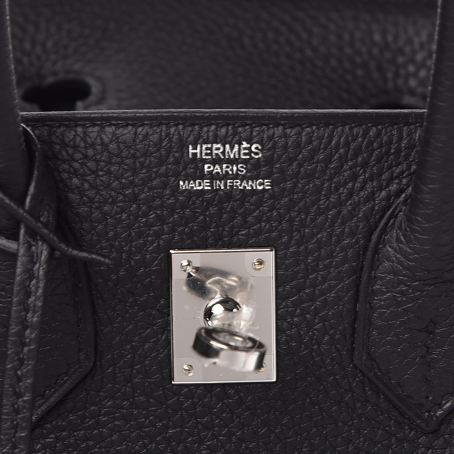 Hermes Togo Birkin 25 Black 6 of 8