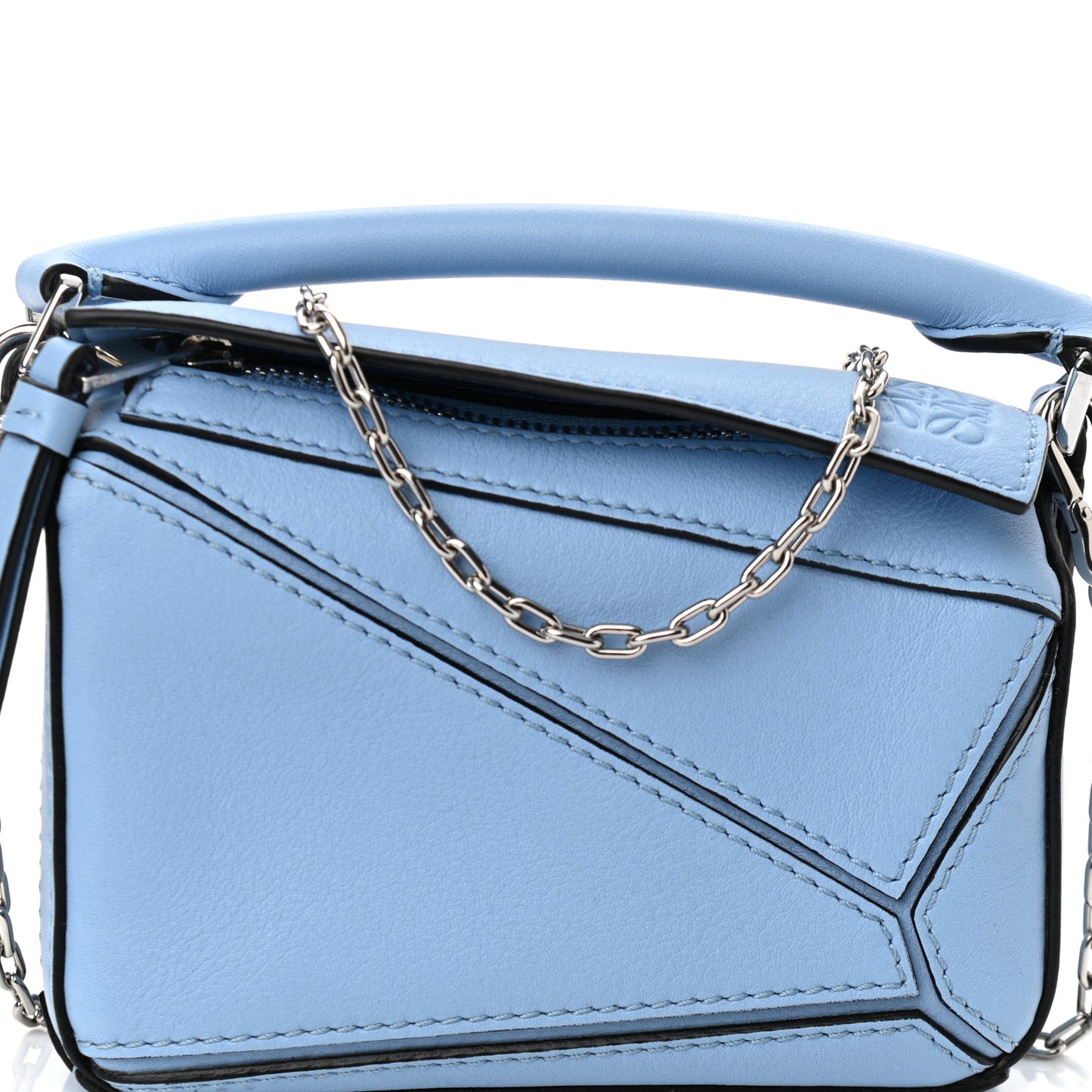 Calfskin Nano Puzzle Bag Blue