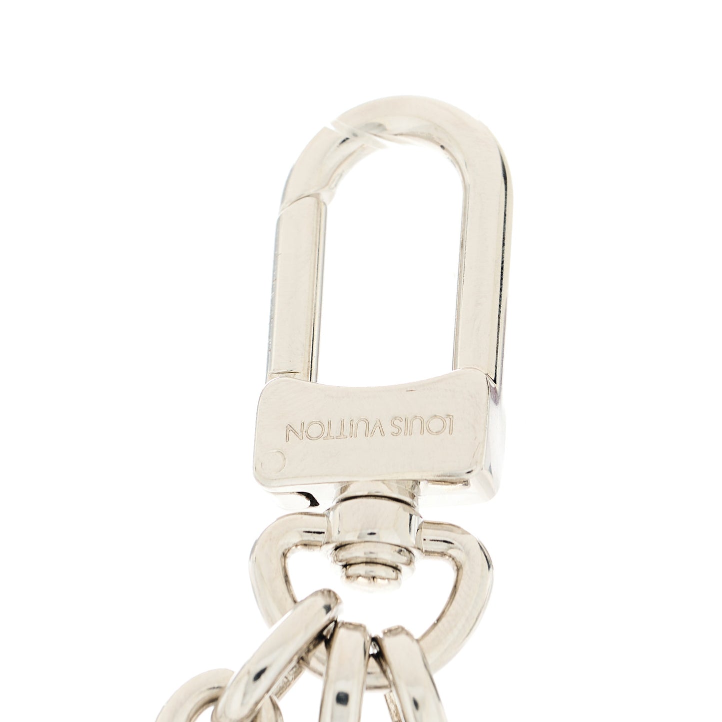Metal My Flower Chain Bag Charm Silver