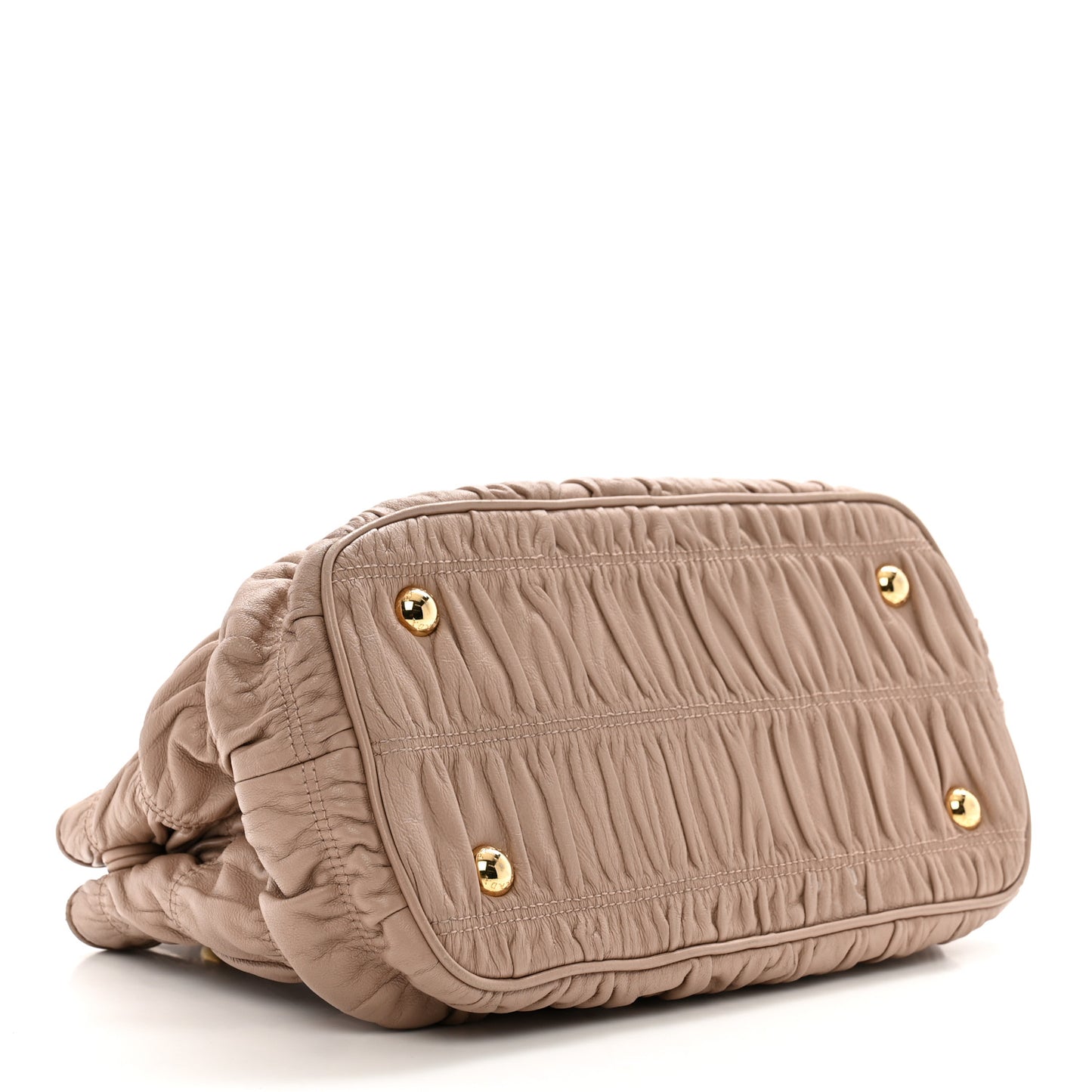 Nappa Gaufre Small Tote Cipria