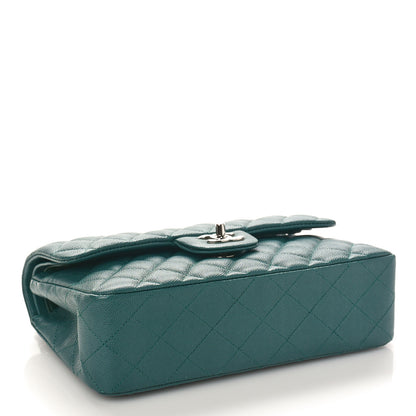 Chanel Caviar Quilted Small Double Flap Green 4 of 10