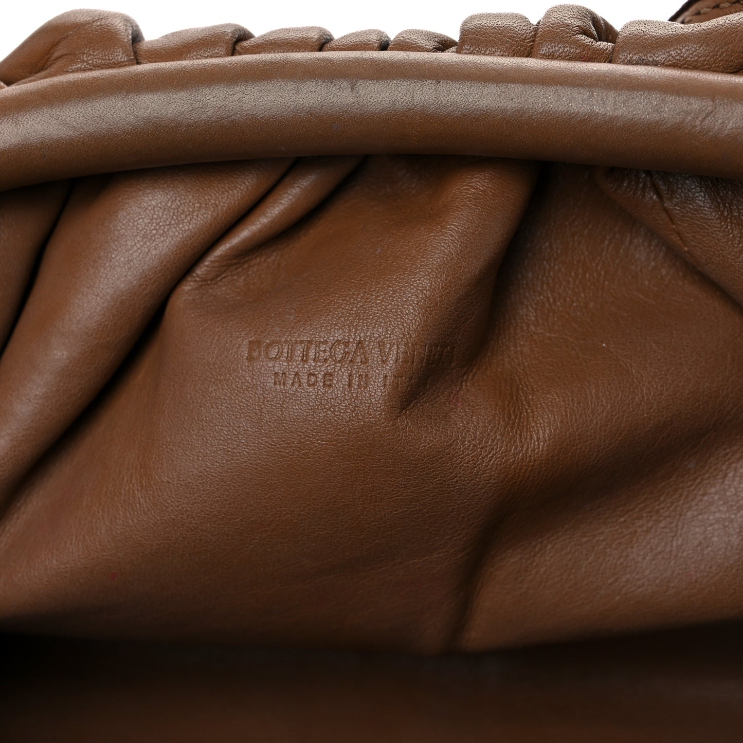 Butter Calfskin The Mini Pouch Cammello
