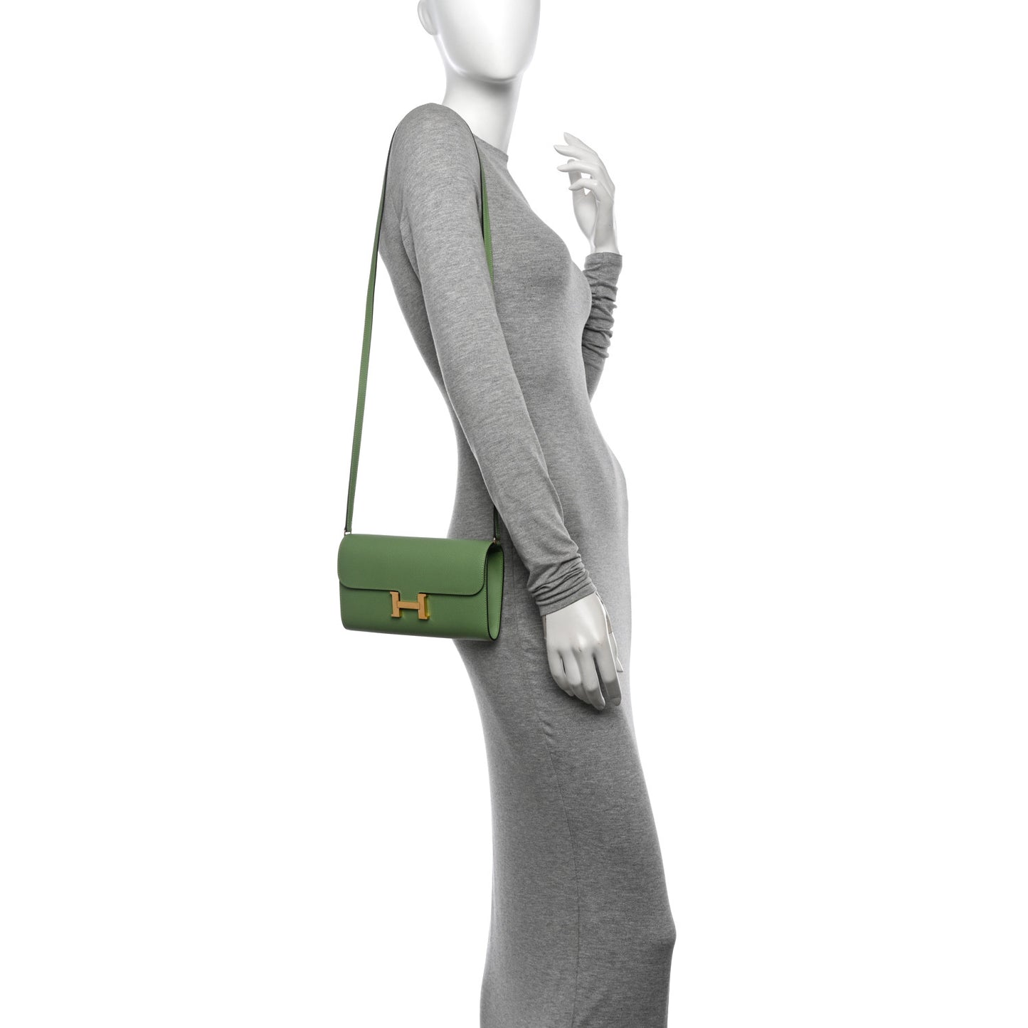 Epsom Constance Long To Go Wallet Vert Criquet