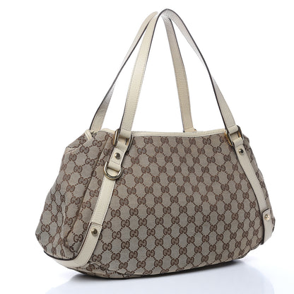 Gucci Monogram Medium Abbey Shoulder Bag Off White 3 of 12