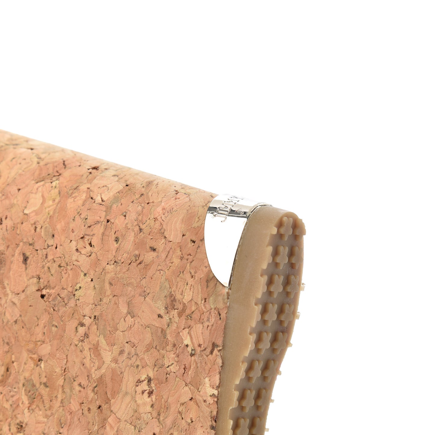 Patent Cork Portia 120 Wedge Sandals 38 Nude