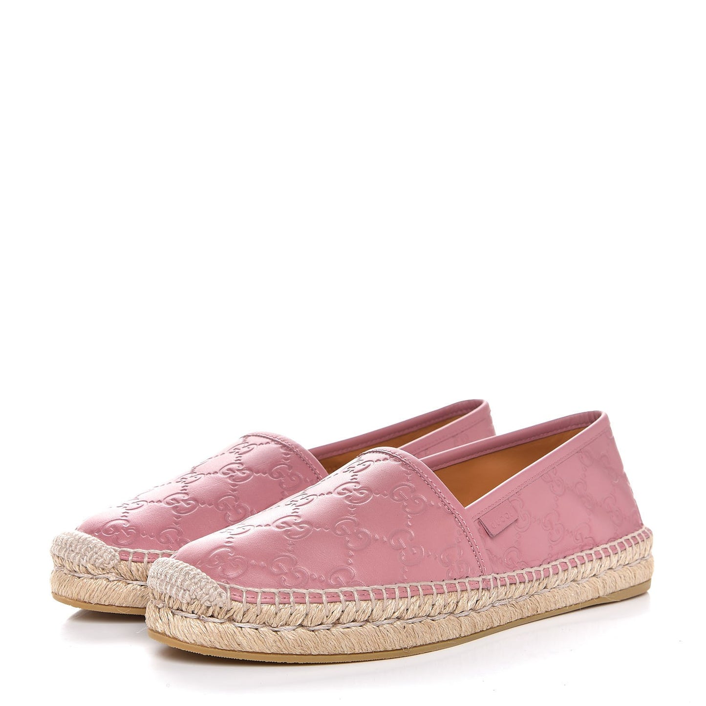 Guccissima Signature Espadrilles 39.5 Rose Baby Candy
