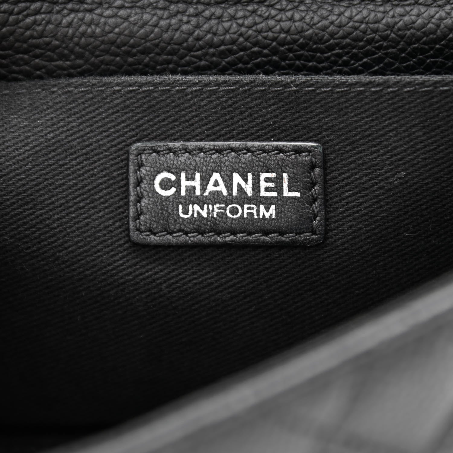 Chanel Grained Calfskin Quilted 2.55 Reissue Flap Belt Bag Clutch Black 6 of 12