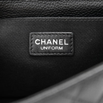 Chanel Grained Calfskin Quilted 2.55 Reissue Flap Belt Bag Clutch Black 6 of 12