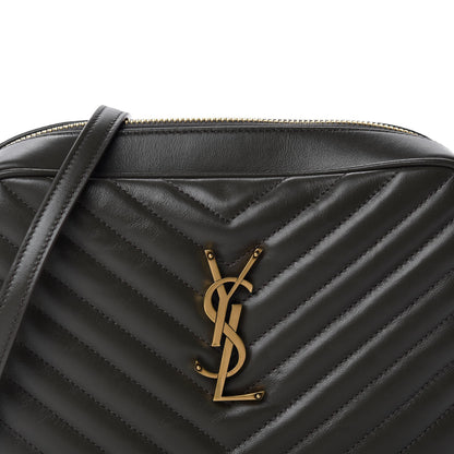 Saint Laurent Calfskin Matelasse Monogram Lou Camera Bag Sea Pebble 10 of 10