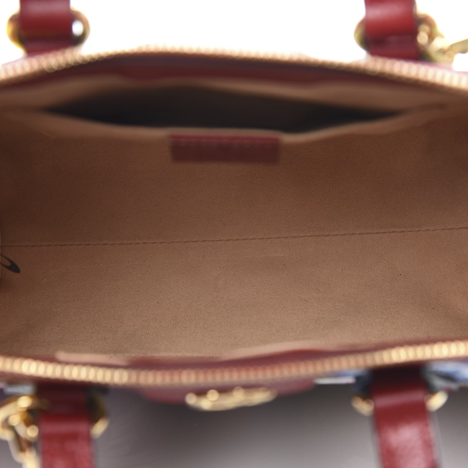 Gucci GG Supreme Monogram Flora Web Small Ophidia Tote Bag Red 5 of 10