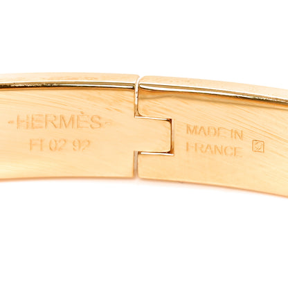 Hermes Enamel Mini Clic Chaine d'Ancre Bracelet PM Chardon 4 of 5