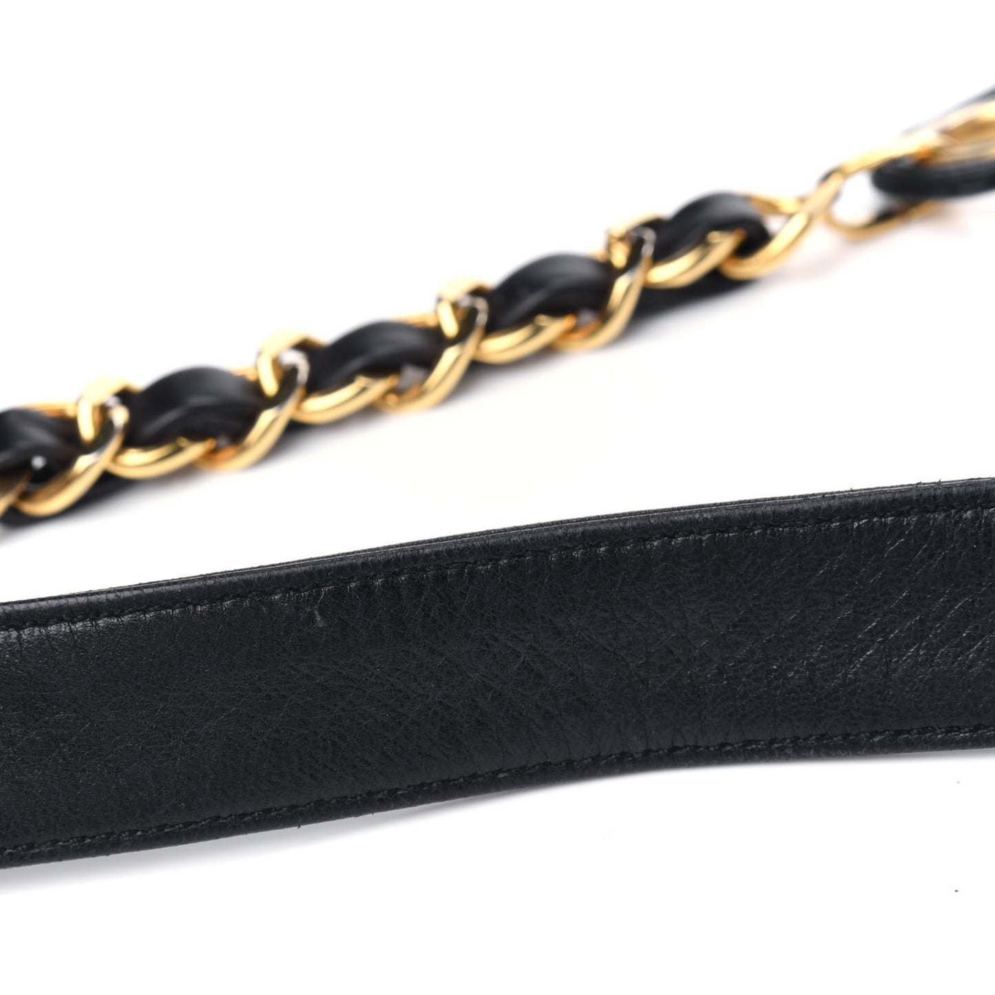 Lambskin Drawstring Bucket Bag Black