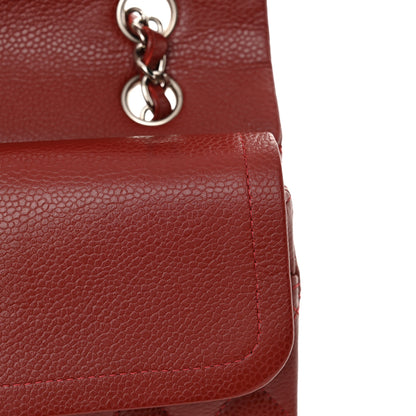Chanel Caviar Quilted Medium Double Flap Burgundy 12 of 12