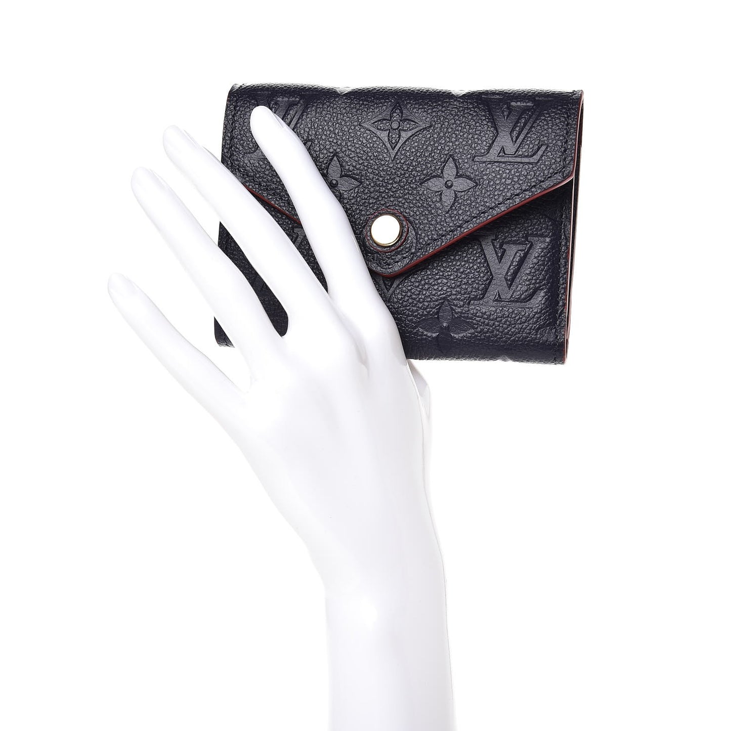 Empreinte Victorine Wallet Marine Rouge
