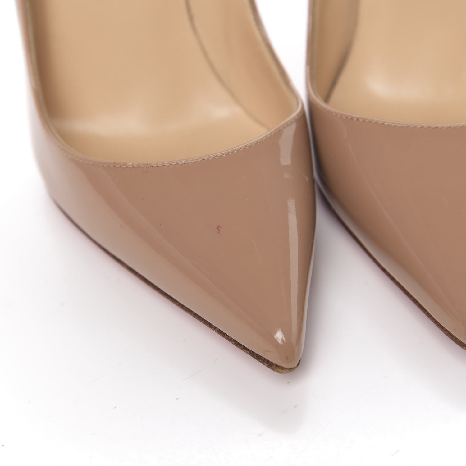 Christian Louboutin Patent So Kate 120 Pumps 36 Nude 9 of 10