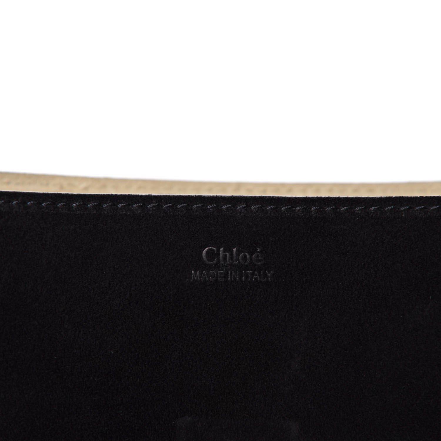 Chloe Suede Calfskin Mini Drew Shoulder Bag Black 8 of 9