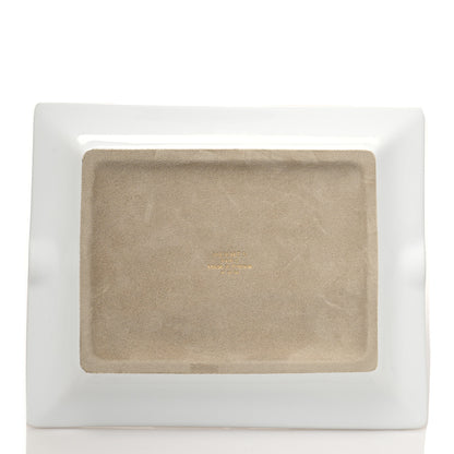 Hermes Porcelain Mosaique Au 24 Gold Ashtray 3 of 7