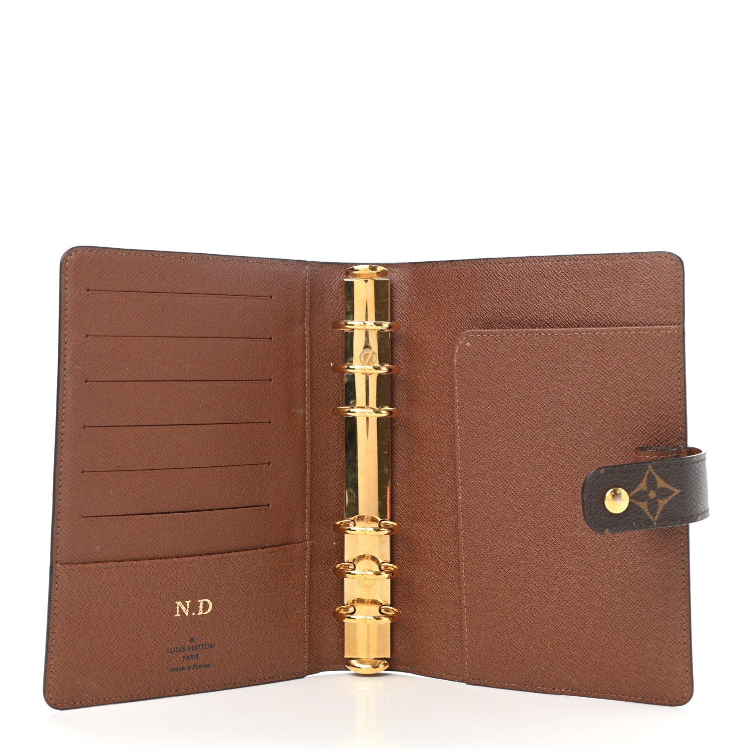 Louis Vuitton Monogram Medium Ring Agenda Cover 5 of 6