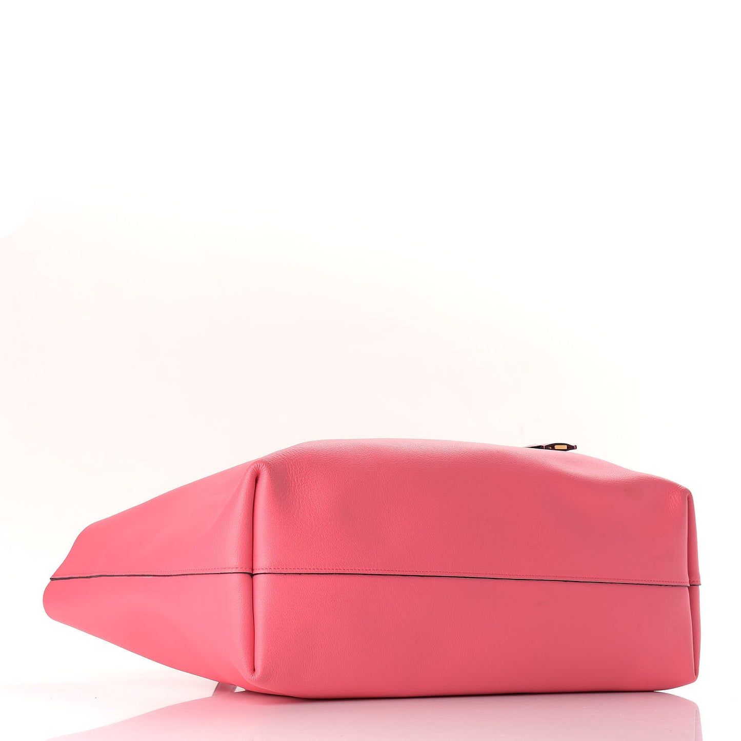 Calfskin Large Shopping Tote Pale Rose