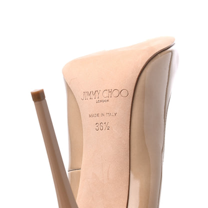 Jimmy Choo Patent Anouk 120 Pumps 36.5 Nude 7 of 11