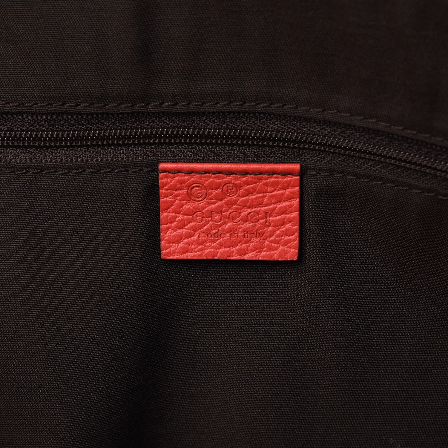 Gucci Dollar Calfskin Medium Dome Bag Sporting Red 7 of 12