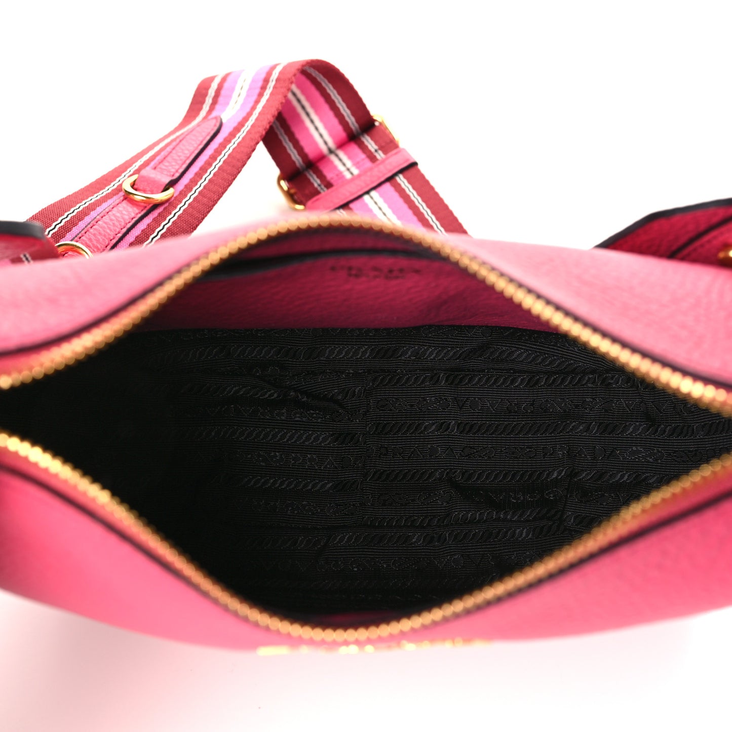 Vitello Phenix Small Zippered Messenger Hobo Peonia