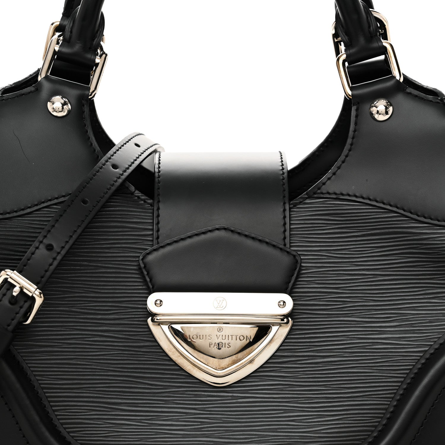 Louis Vuitton Epi Montaigne Sac Black 7 of 9