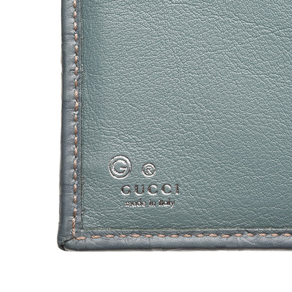 Gucci Guccissima Continental Flap Wallet Blue 6 of 8