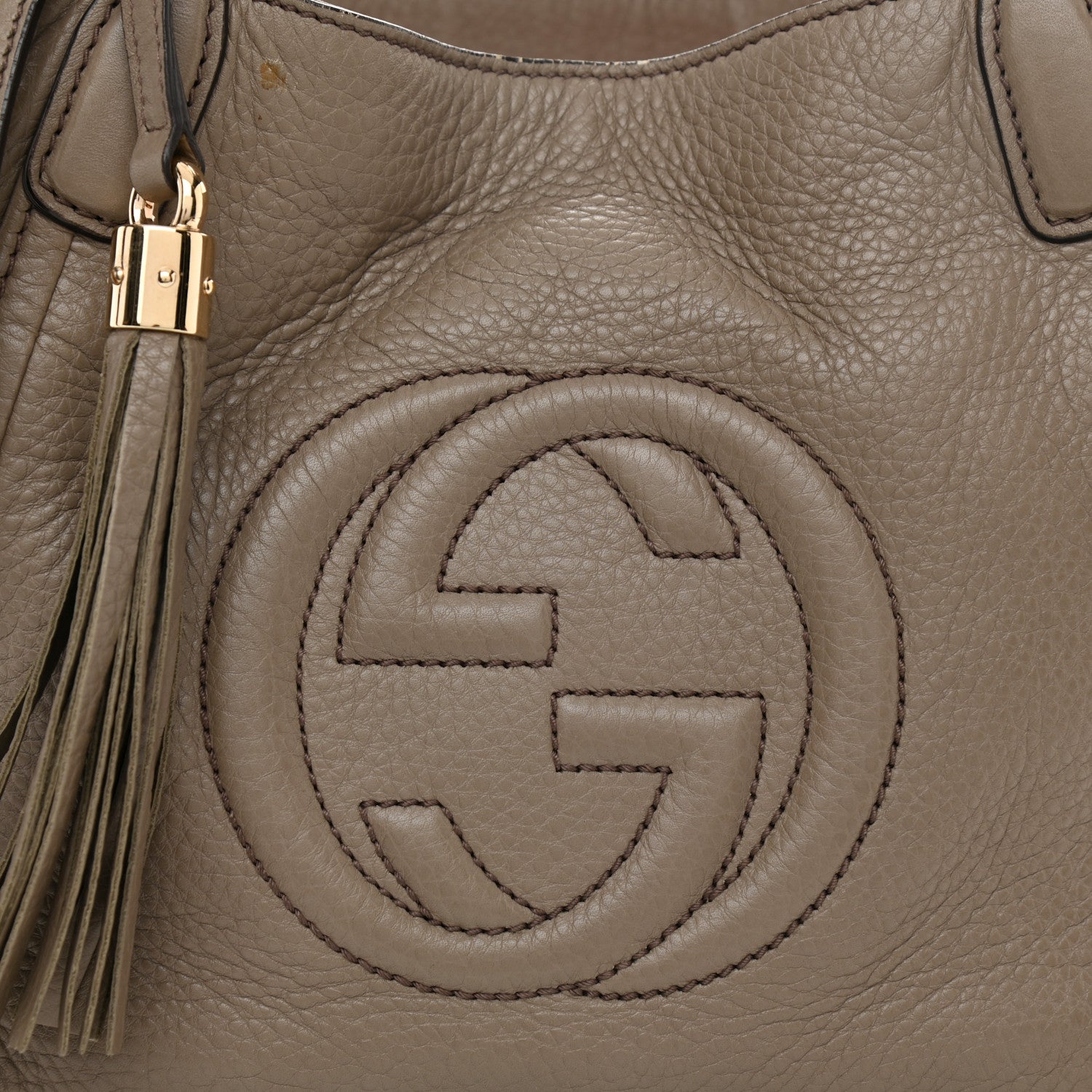 Gucci Cellarius Calfskin Small Soho Shoulder Bag New Fango 8 of 14
