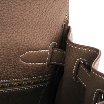 Hermes Togo Kelly Retourne 28 Etoupe 20 of 26