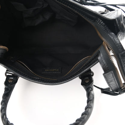 Balenciaga Agneau Arena Graffiti All Over Classic Hardware S City Black Bleu Violet 5 of 10