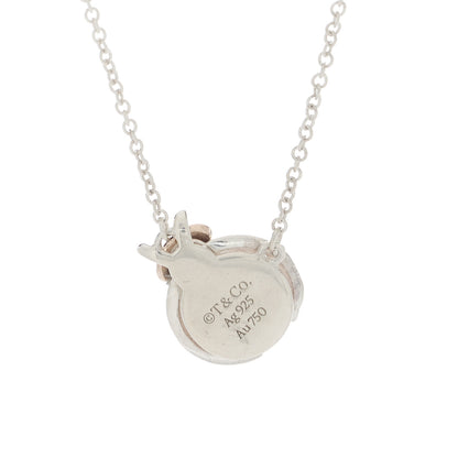 Tiffany Sterling Silver 18K Rose Gold Return to Tiffany Love Bugs Ladybug Pendant Necklace 5 of 5