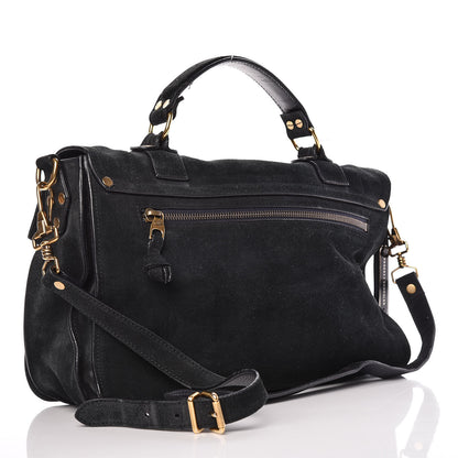 Proenza Schouler Suede Medium PS1 Satchel Navy 3 of 25