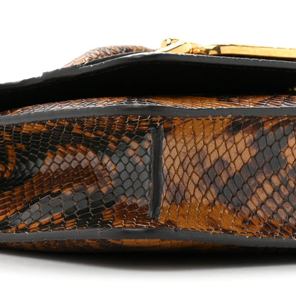 Tom Ford TOM FORD Snakeskin Embossed Mini Whitney Shoulder Bag Caramel 9 of 9