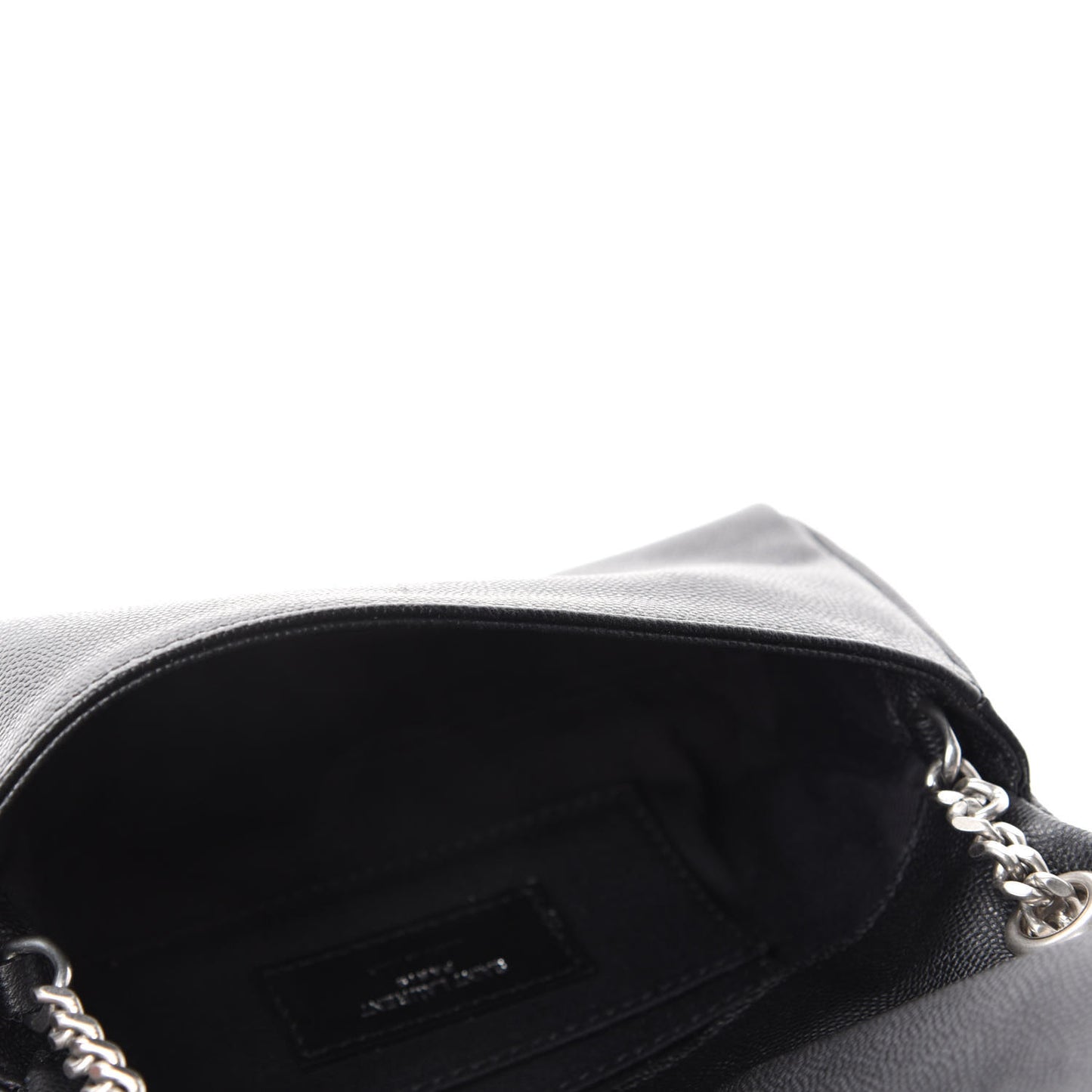 Grain De Poudre Monogram Toy West Hollywood Fold-Over Bag Black