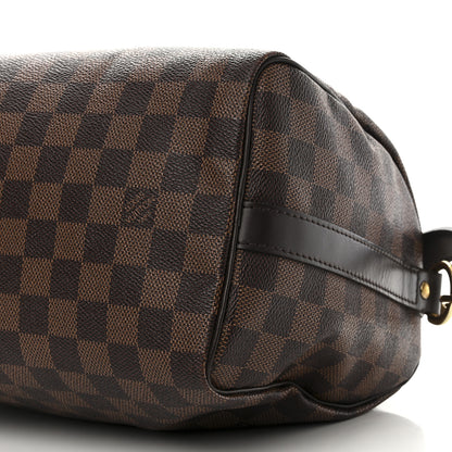 Louis Vuitton Damier Ebene Speedy Bandouliere 25 10 of 10