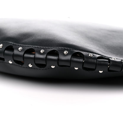 Alaia Lambskin Studded Large Demi Lune Bag Black 8 of 11