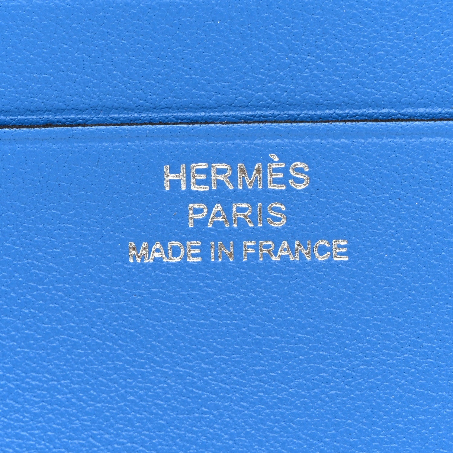 Hermes Swift Citizen Twill Card Case Bleu Frida 6 of 8