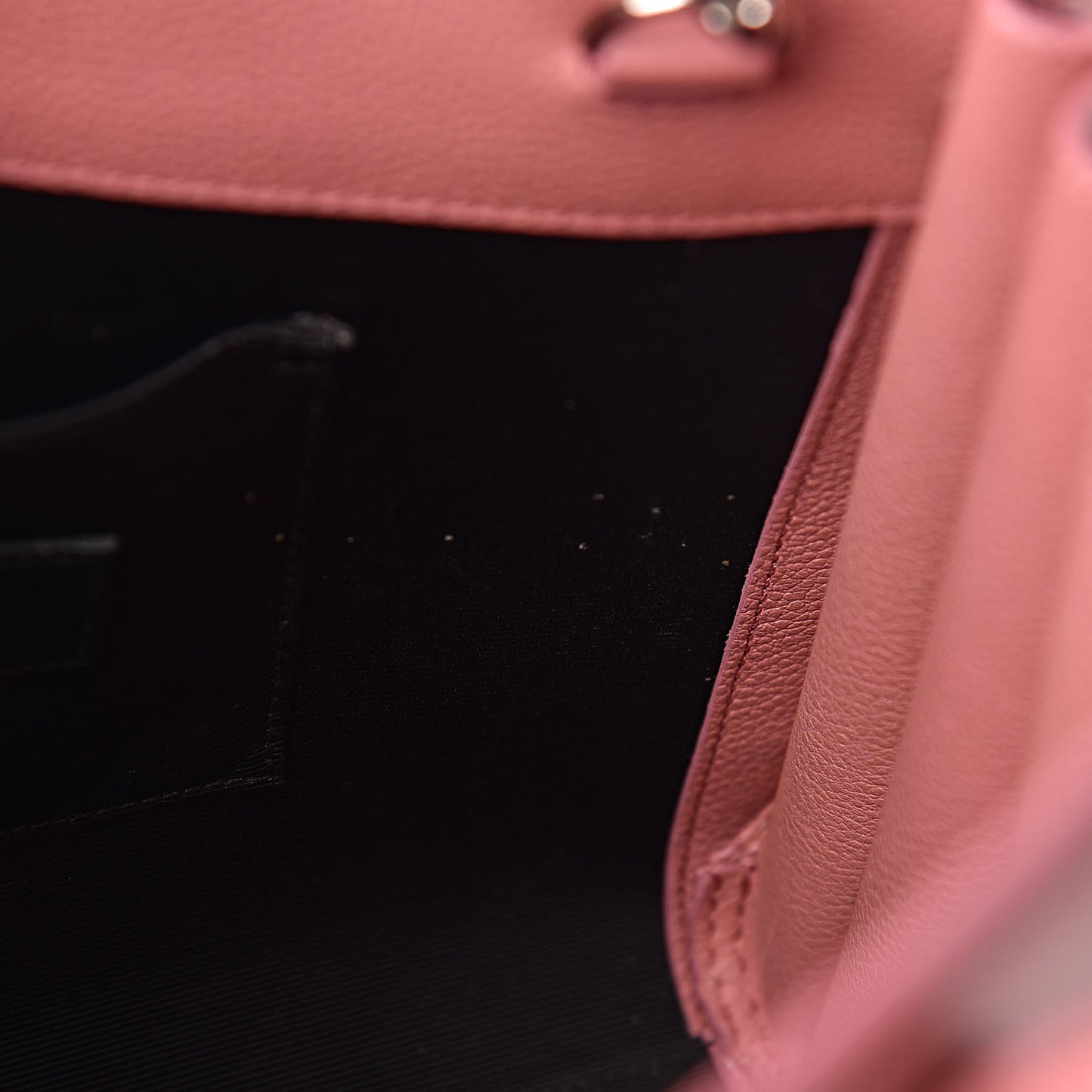 Grained Calfskin Baby Sac De Jour Dark Rose