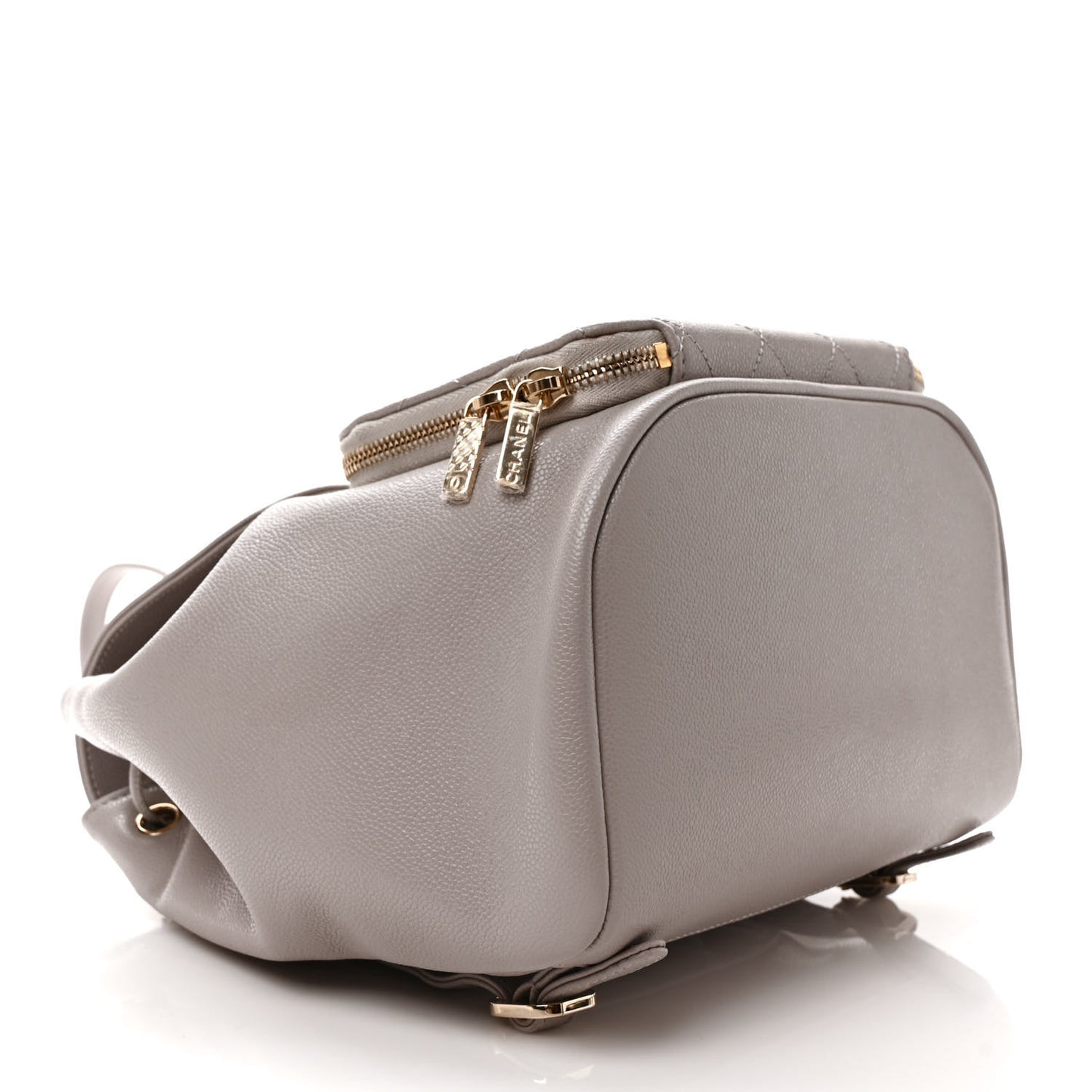 Caviar Quilted Business Affinity Backpack Grey