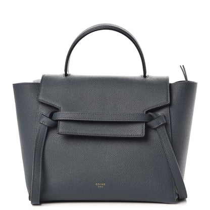 Celine Baby Grained Calfskin Micro Belt Bag Slate 1 of 9