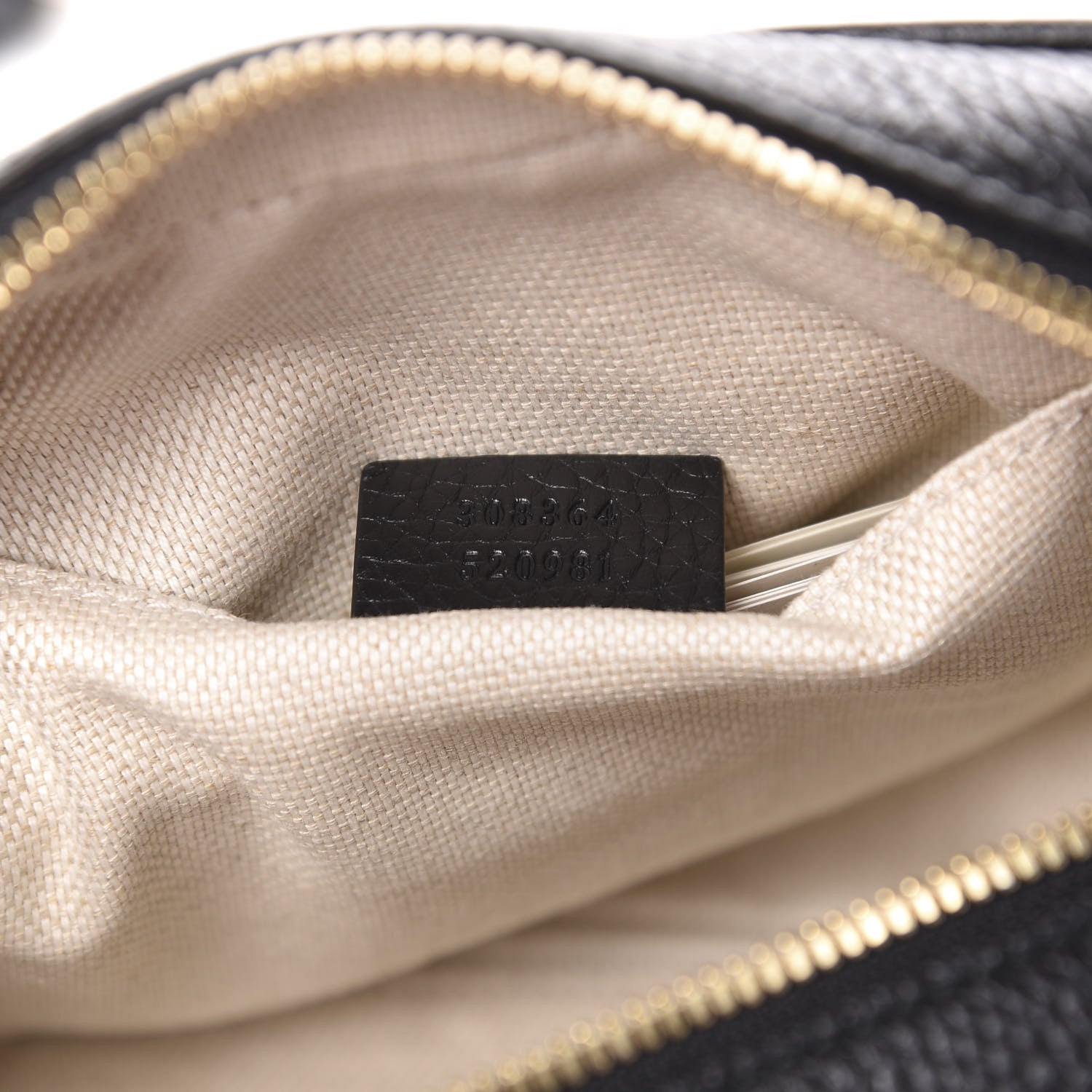 Gucci Pebbled Calfskin Small Soho Disco Bag Black 7 of 10