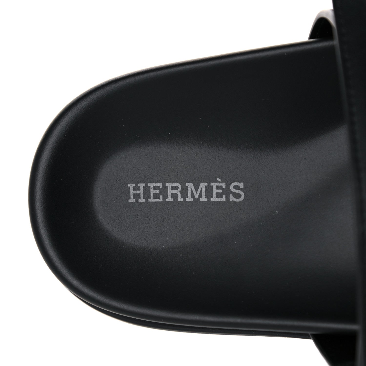 Hermes Calfskin Womens Chypre Sandals 41.5 Black 8 of 11