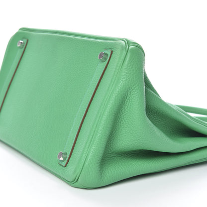 Hermes Taurillon Clemence Birkin 35 Menthe 7 of 11