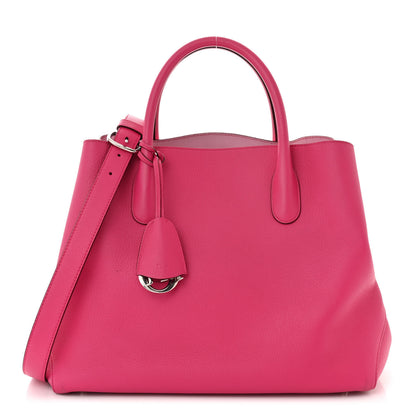 Christian Dior Supple Grained Calfskin Open Bar Tote Pink 1 of 14