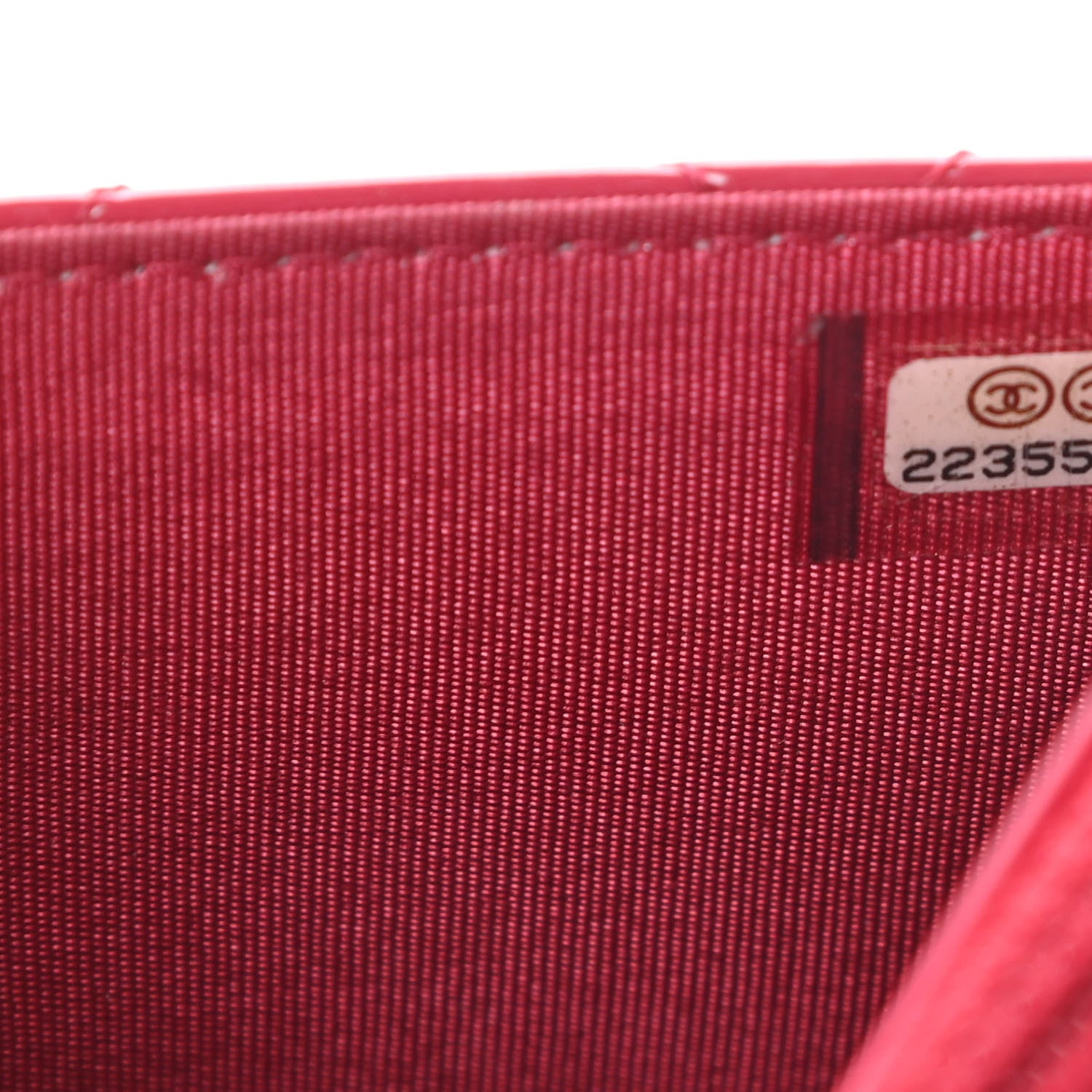 Chanel Patent Calfskin Quilted Boy Wallet On Chain WOC Pink 8 of 12