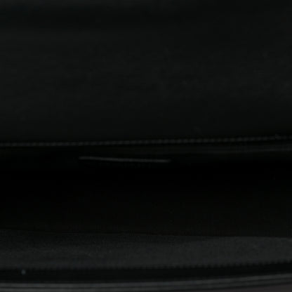 Chanel Calfskin Quilted Checkerboard Trim New Medium Boy Flap Black White 5 of 8