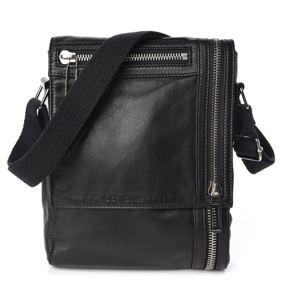 Christian Dior HOMME Calfskin Zip Messenger Black 1 of 10