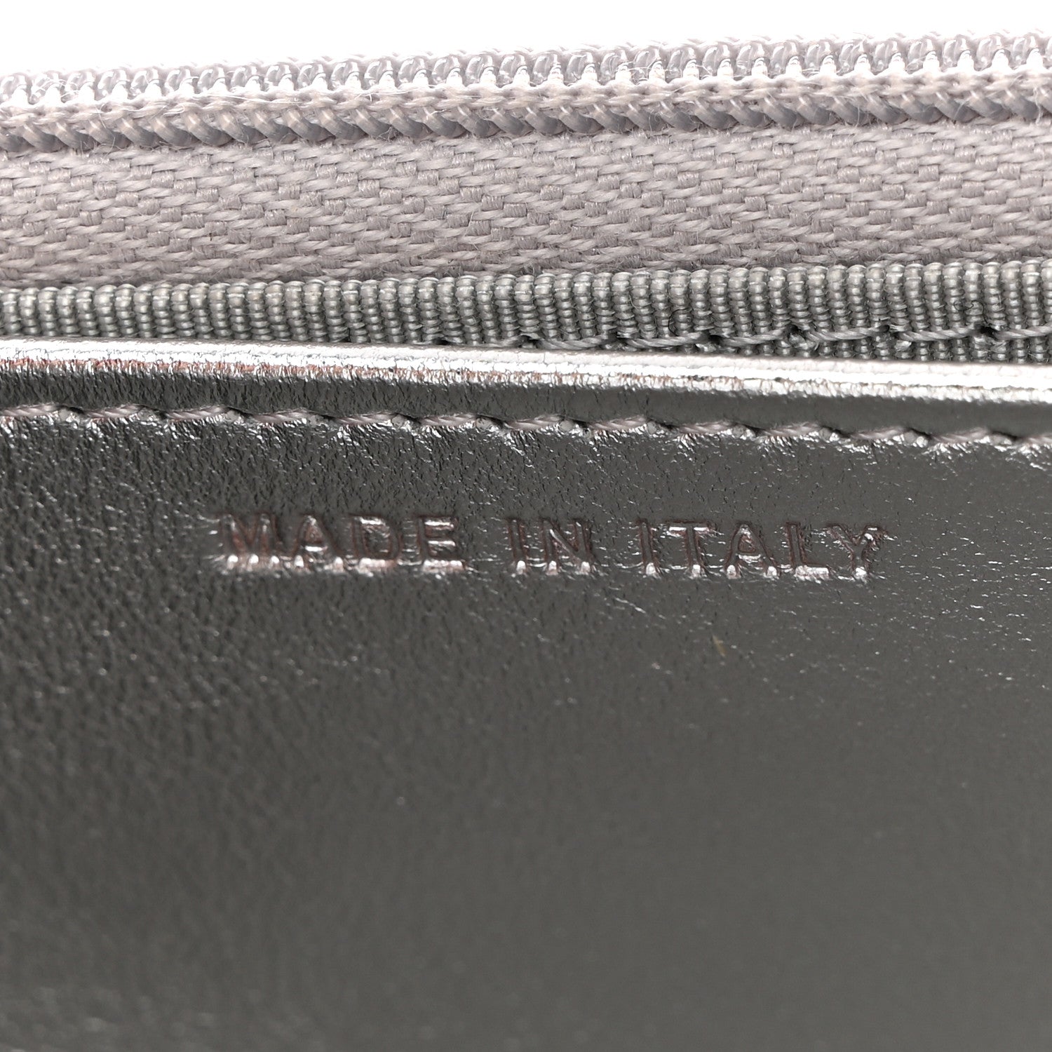 Chanel Gradient Metallic Calfskin Quilted Wallet On Chain WOC Silver Blue Yellow Purple 7 of 11