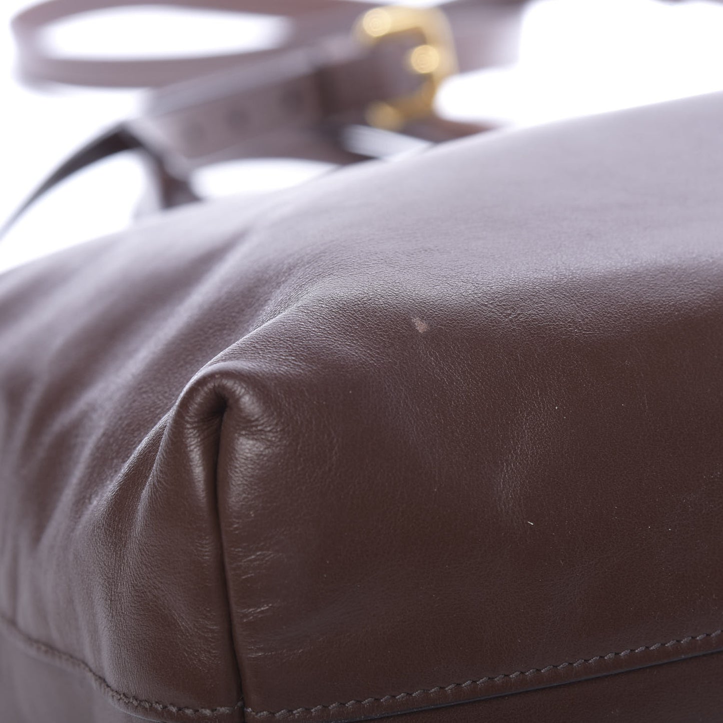 Soft Calfskin Shopping Tote Nocciolo